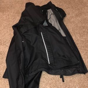 lululemon rain jacket/vest black
